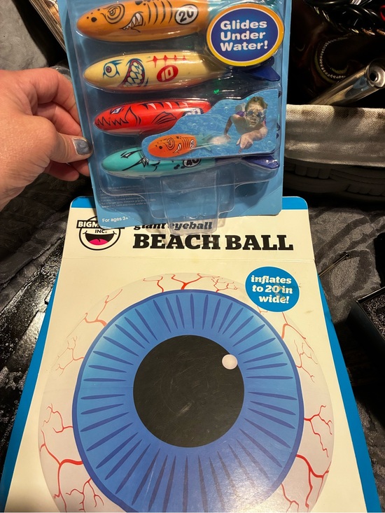 Big Mouth Inc Other - #445| NIB Fun summer bundle:BIG MOUTH GIANT Eyeball 👁️ & 4-pack dive🚀 🚀rockets